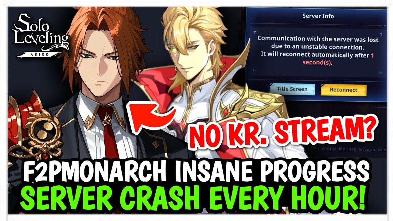 NO KOREAN DEVSTREAM? 😭 F2PMONARCH INSANE PROGRESS! 50K GIVEAWAY - Solo Leveling: Arise