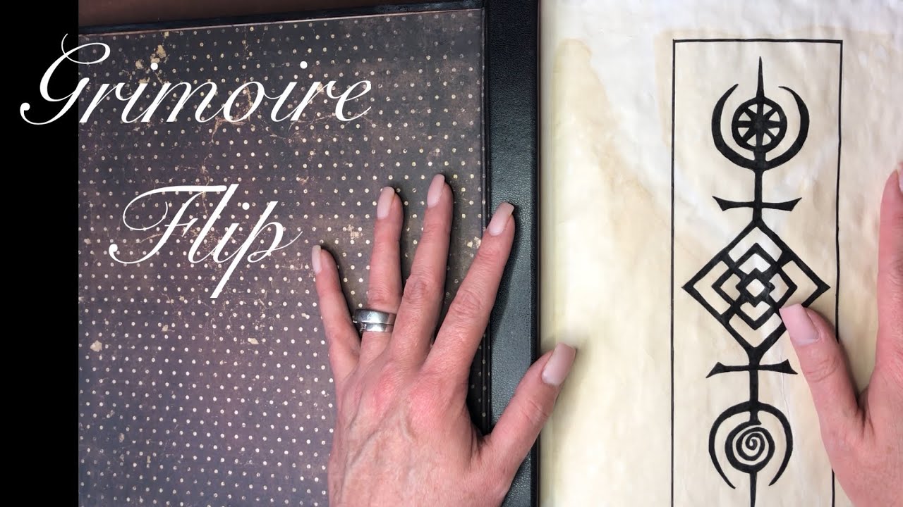 New Year Grimoire Flip Through