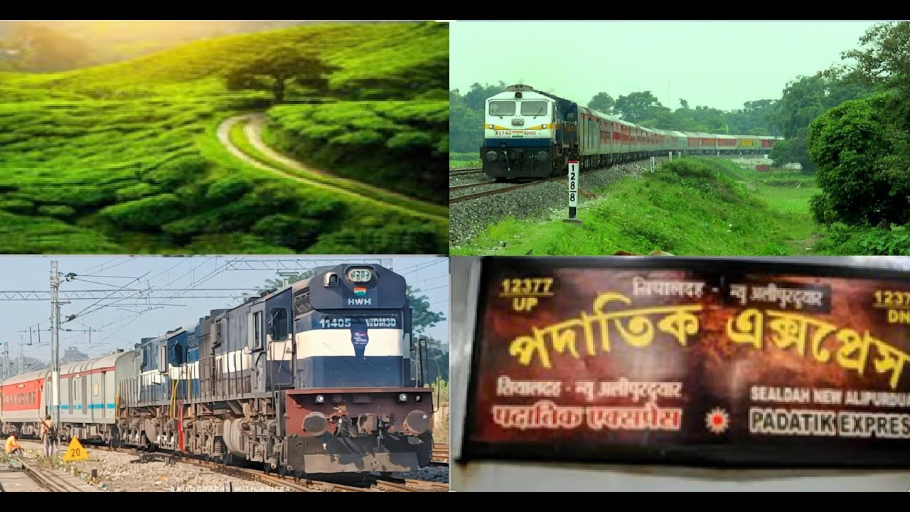Thrilling Night Train Journey | Padatik Exp Onboard | Reaching foothills of the Himalayas #journey