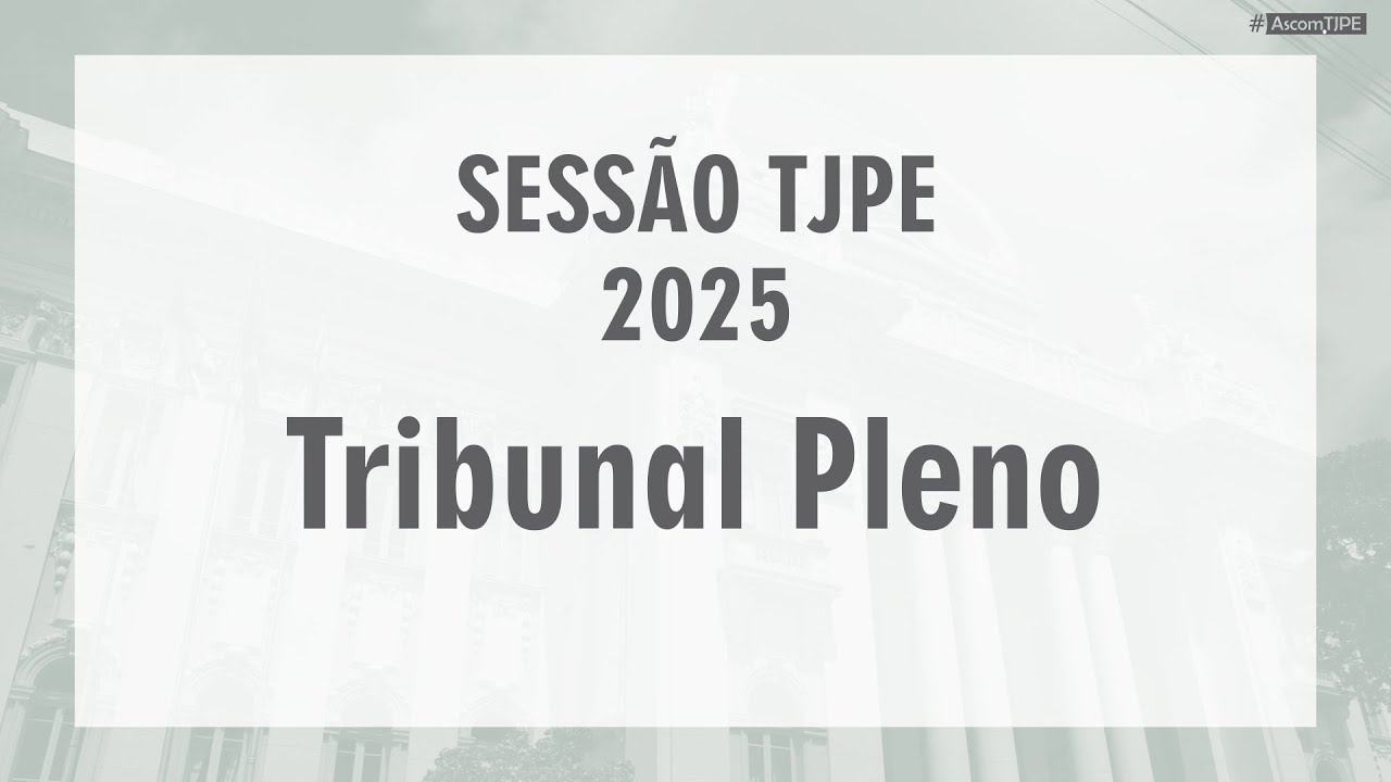 Cerimônia de posse de desembargadores  TJPE (30/01/2025) 10h
