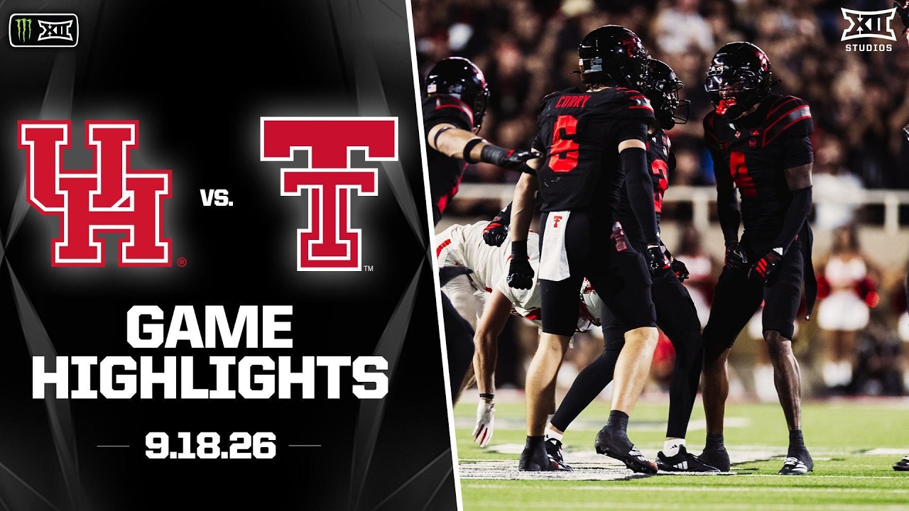 #22 Houston vs. #13 Texas Tech Highlights | 2026 Monster Energy Big 12 Football
