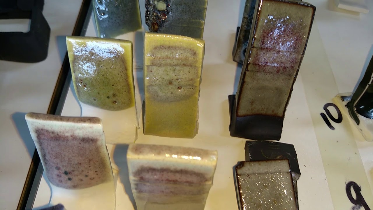 John Britt Workshop Amsterdam 2019: Glaze Tests