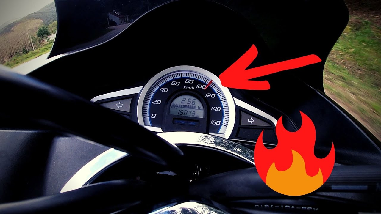 HONDA PCX 125 (2017) - TOP SPEED (STOCK)