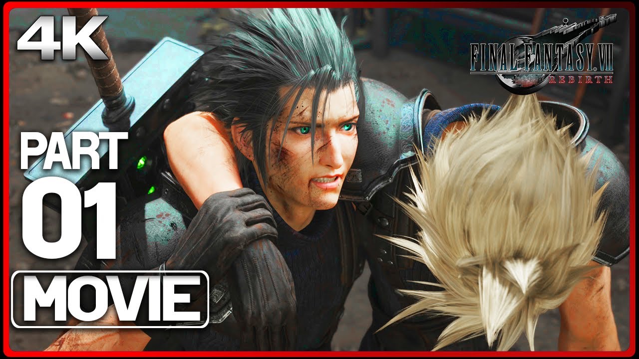 FINAL FANTASY 7 REBIRTH All Cutscenes (PART 1) Full Game Movie 4K Ultra HD