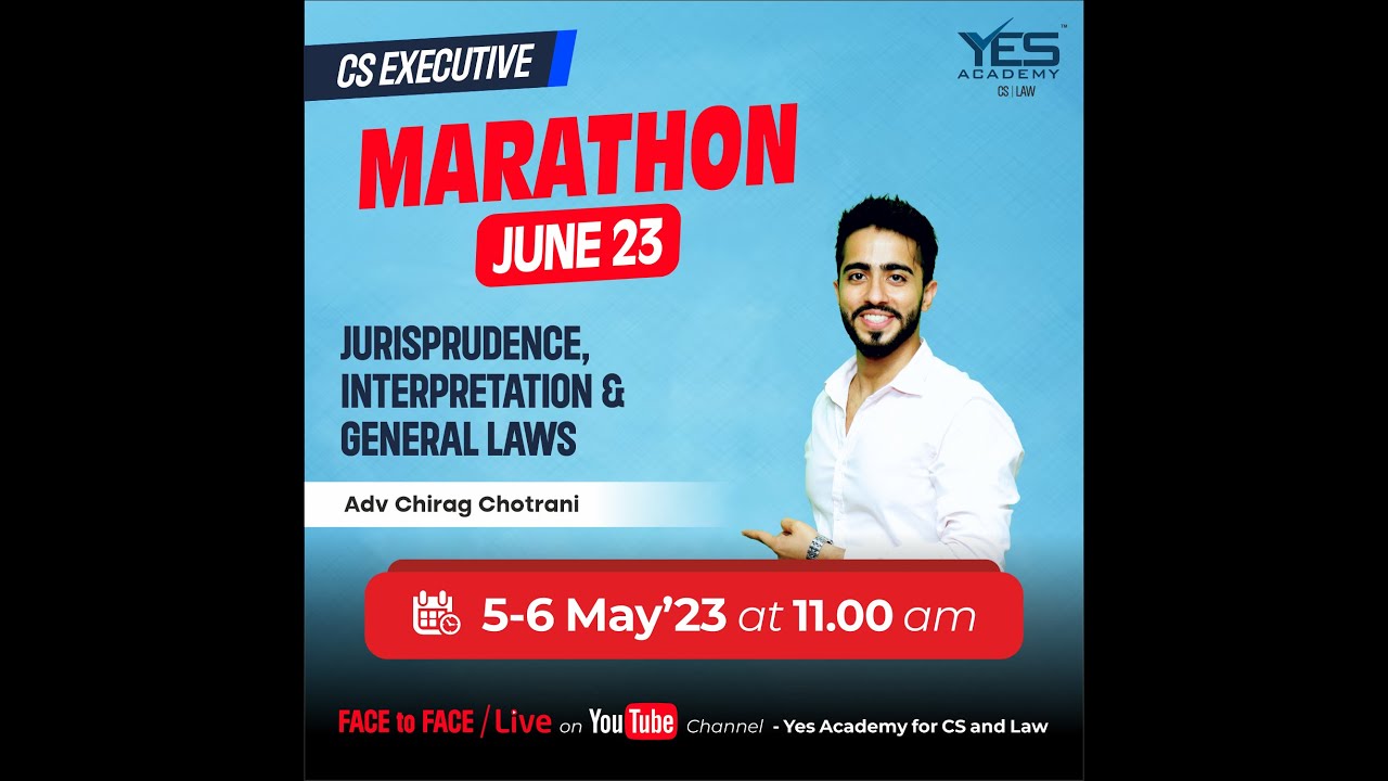JIGL MARATHON for June 23 (Part 2) | CS Executive Marathon for June 23 | Adv Chirag Chotrani