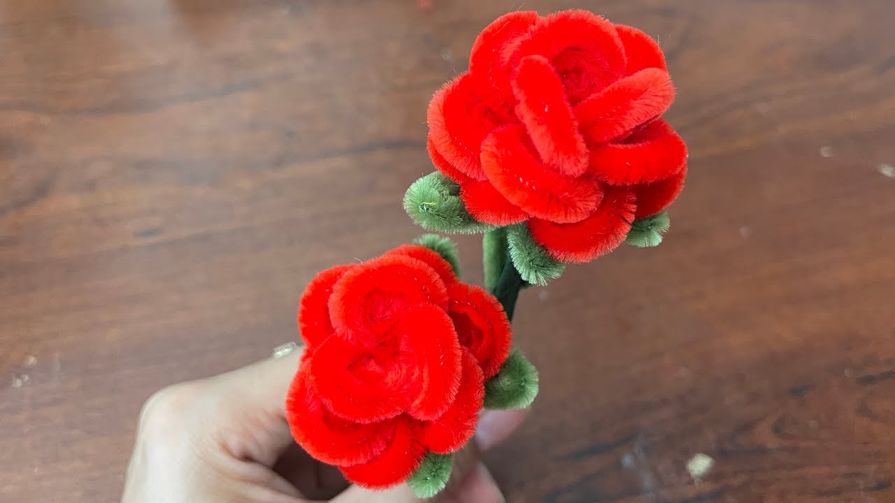 Cách Làm Hoa Hồng Bằng Kẽm Nhung Đơn Giản Tại Nhà