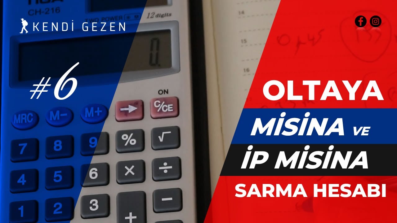 OLTAYA NORMAL MİSİNA VE İP MİSİNA SARMA HESAPLAMA