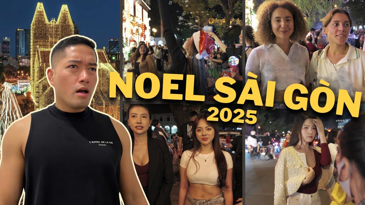 OMG Christmas in Vietnam is INSANE • Saigon 2025