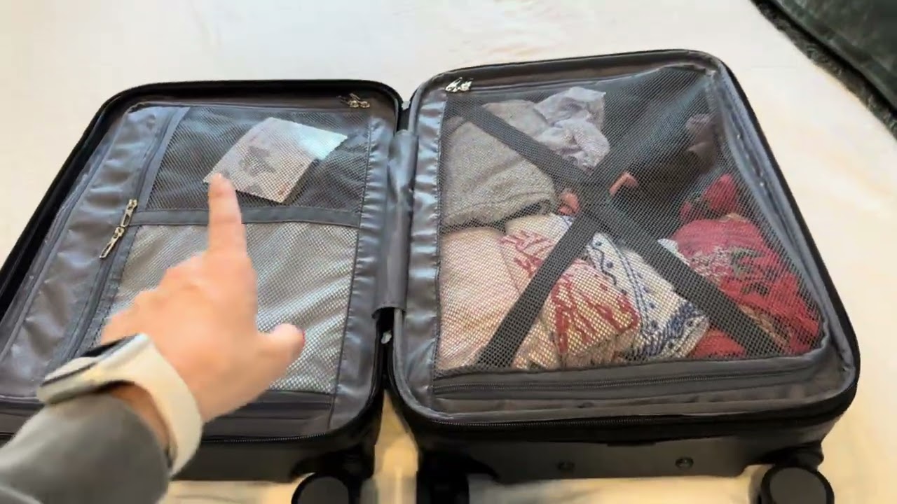 Review: KROSER Hardside Carry-On Luggage with Spinner Wheels