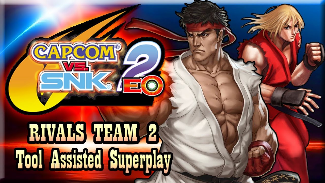 【TAS】CAPCOM VS SNK 2 - RIVALS TEAM \ RYU & KEN