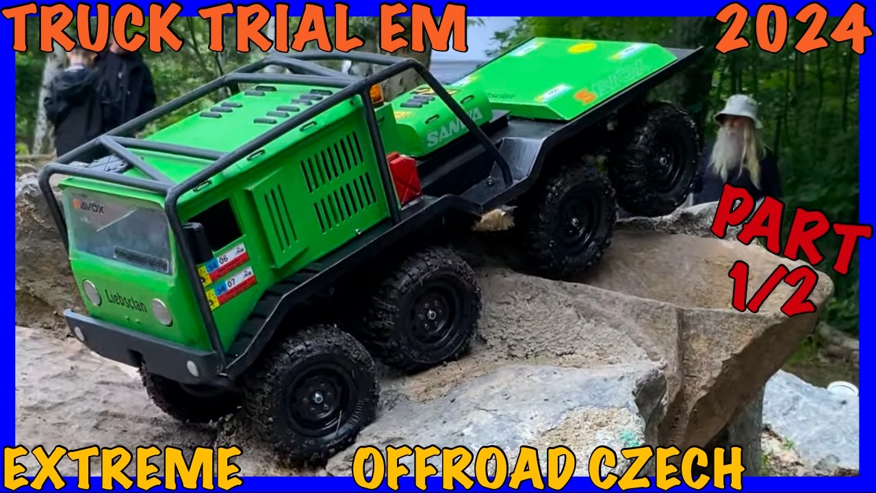 RC TRUCK TRIAL EUROPEAN CHAMPIONSHIP 2024 SECOND DAY IN PILZEN CZECH REPUBLIC PART 1 OF 2