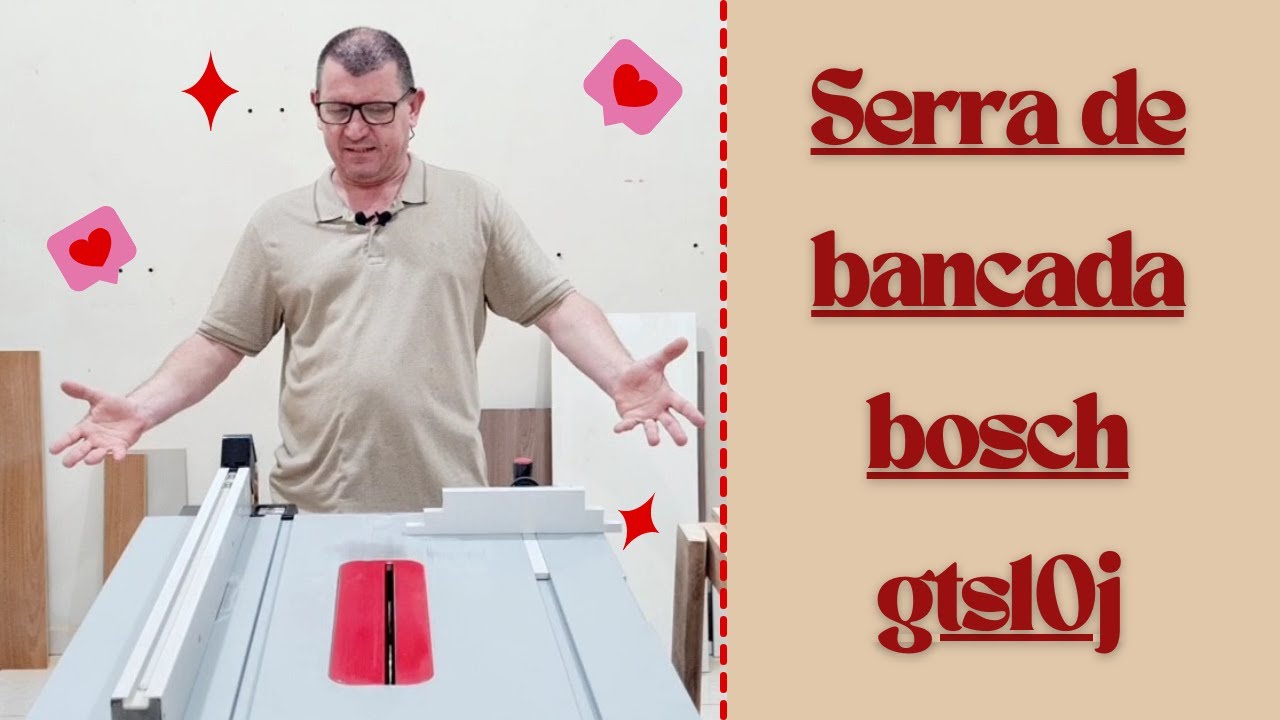 Serra de bancada BOSCH GTS 10J - Como usar???