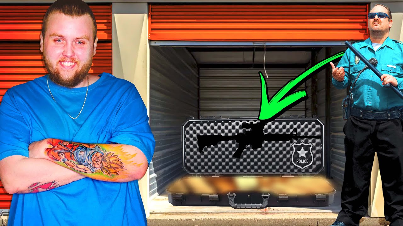 I Bought a COPS Storage Unit! Found HIDDEN WEAPONS!