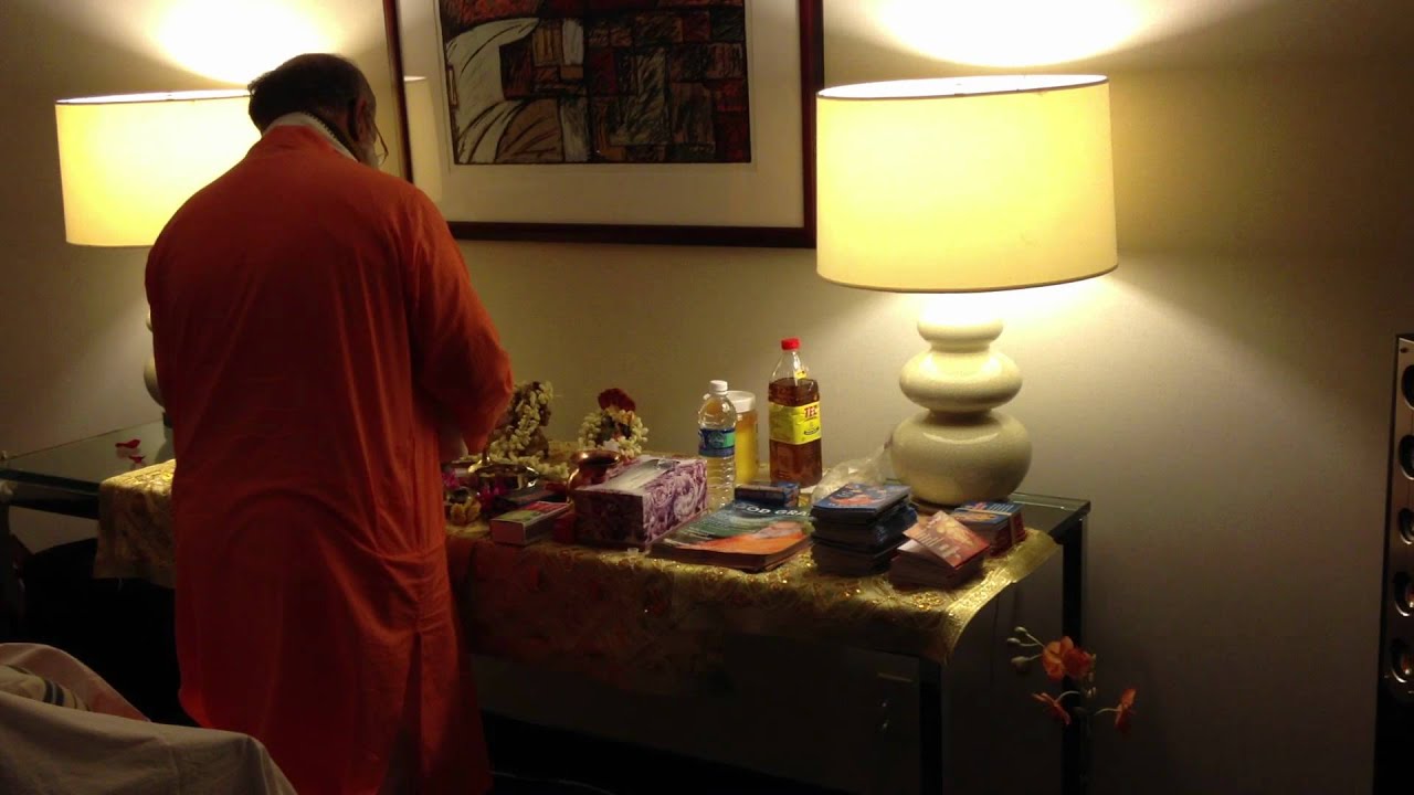[BSLND] Guruji doing prayers at New Jersey Hotel