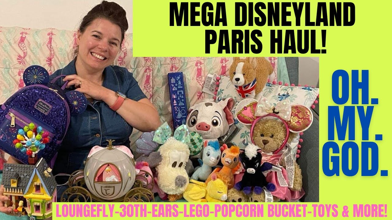 MEGA Giant Massive DISNEYLAND PARIS HAUL new merchandise June 2023: 30th, ears, Loungefly, soft toys