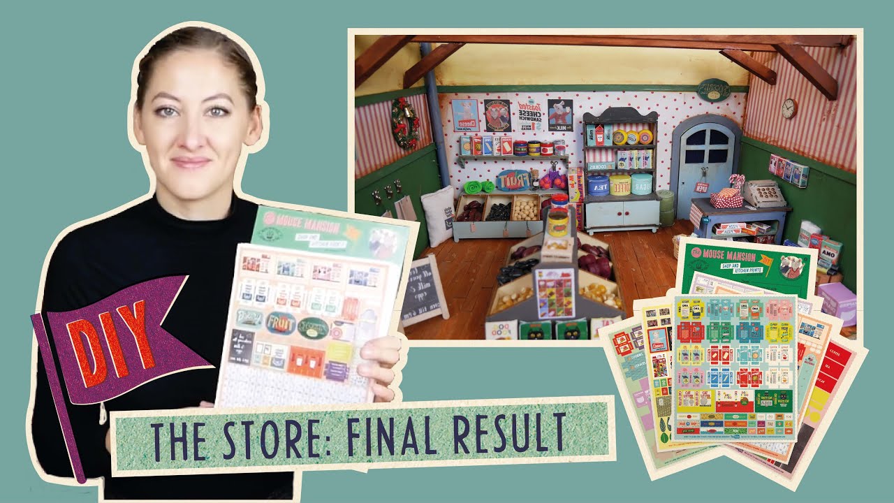 DIY a little store | Mouse Mansion Prints | Final result