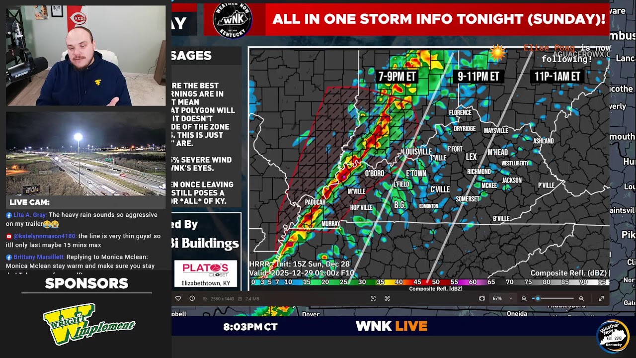 Live: Kentucky Severe Storm Coverage!
