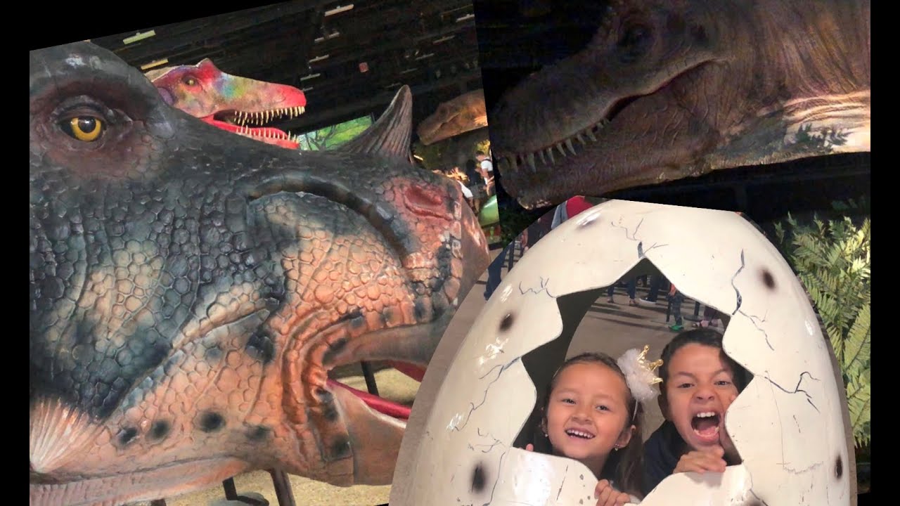 VISITANDO UNA FERIA DE DINOSAURIOS MUY REALES !!!