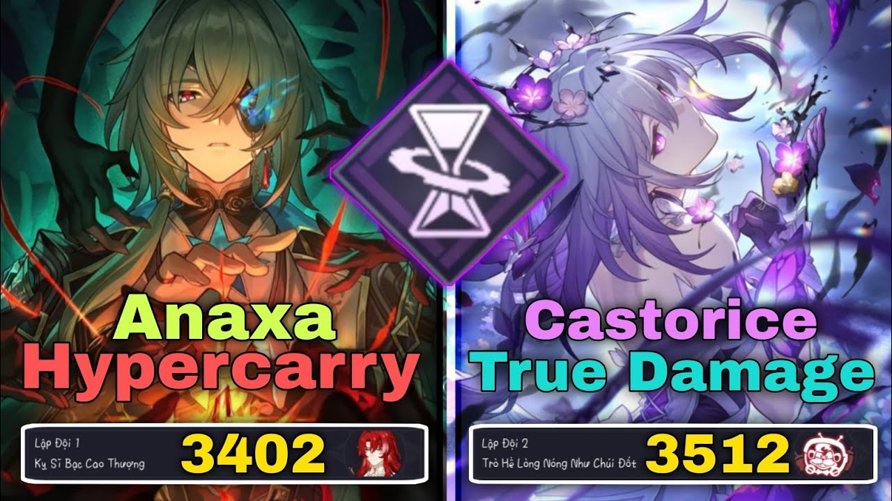 E0 Anaxa Hypercarry & E0 Castorice True Damage | Apocalyptic Shadow 3.8 | HSR