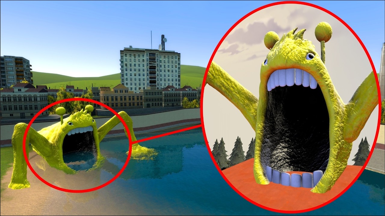 ENFRENTE a SPRUNKI SIMON SEA EATER en una BATALLA ÉPICA - Garry's Mod Sandbox