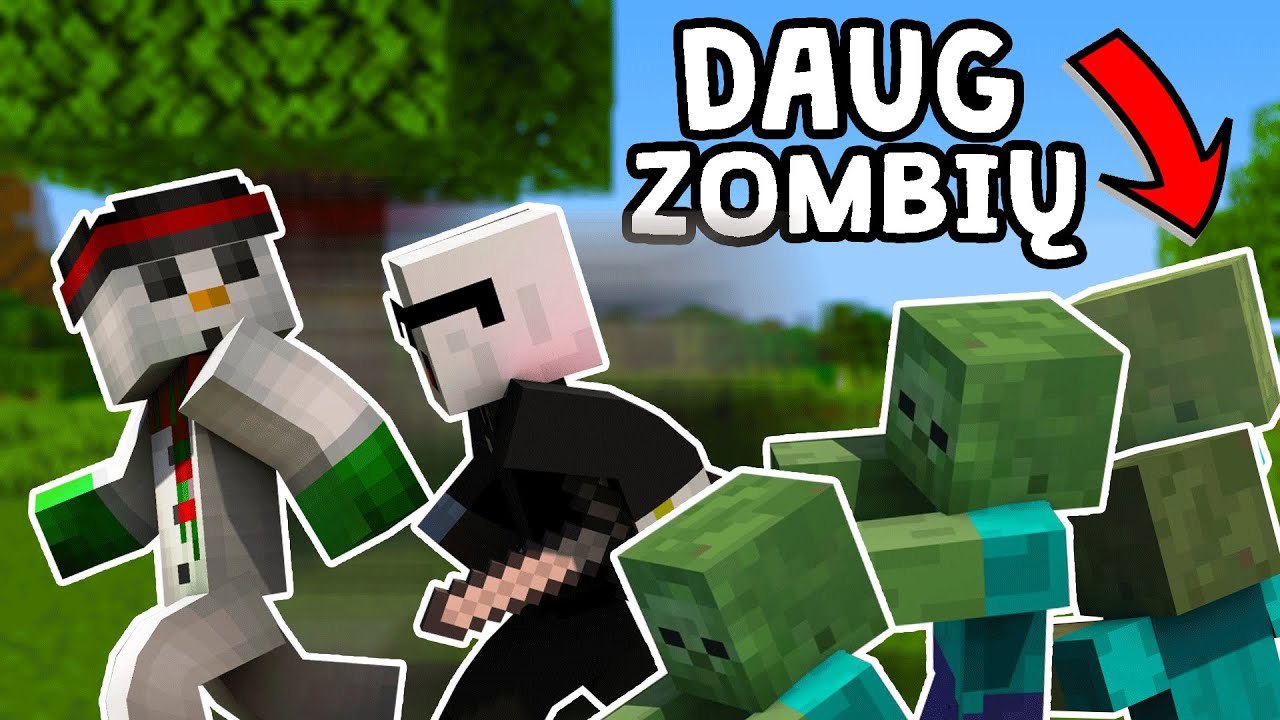 ZOMBIŲ Apokalipsė Minecraft'e?