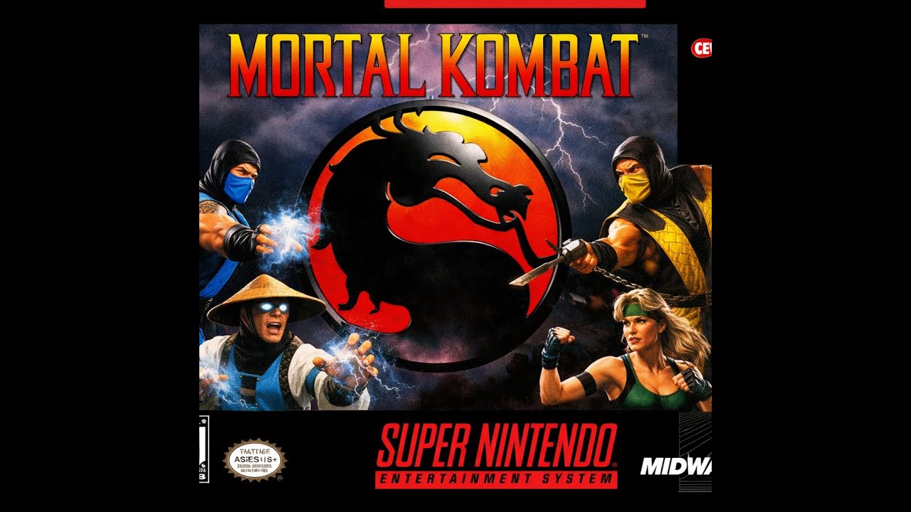 MORTAL KOMBAT 1 VERSAO ( SUPER NINTENDO ) ATE O FIM