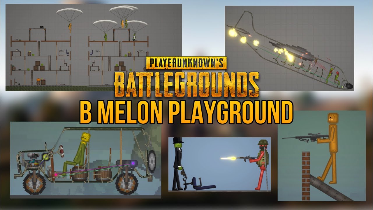 PUBG в Melon playground! PLAYERUNKNOWN&rsquo;S BATTLEGROUNDS