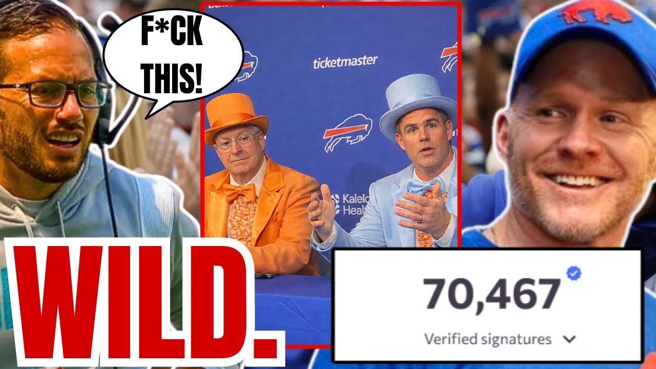 70,000 Bills Fans SIGN PETITION Demanding Sean McDermott Be RE-HIRED! Mike McDaniel SAYS NO!
