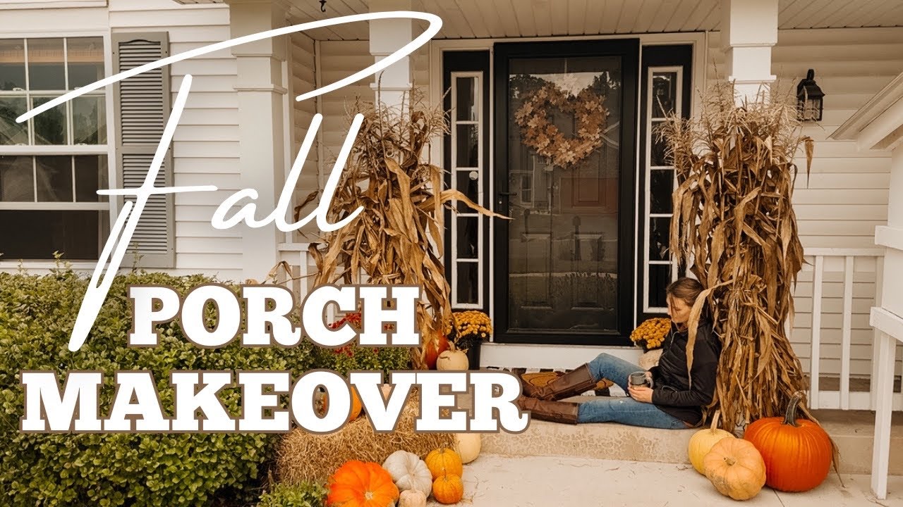 Cozy Fall Day at Home | Porch Decorating, Homemaking and From Scratch Cooking