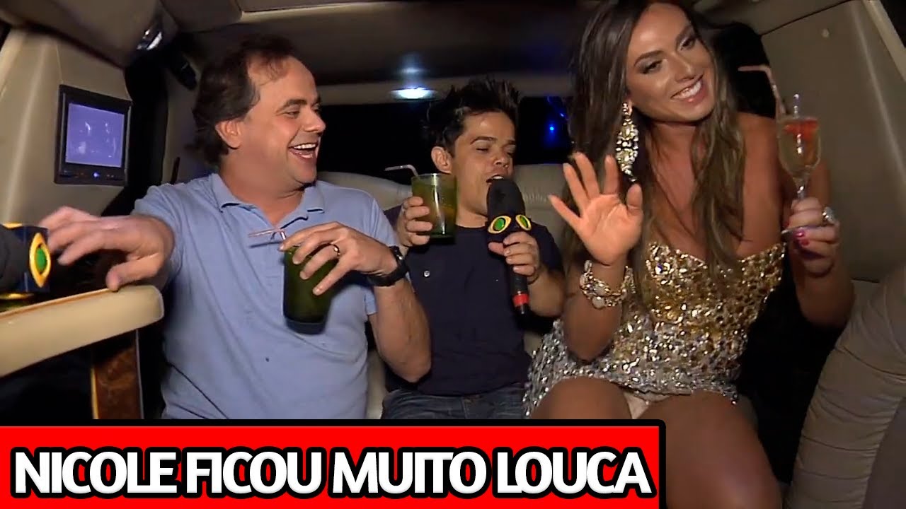 NICOLE, CARIOCA E PEDRINHO PASSARAM DOS LIMITES ENCHENDO A CARA