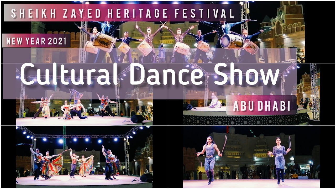 NEW YEAR 2021 SPECIAL DANCE SHOW IN SHEIKH ZAYED HERITAGE FESTIVAL, ABU DHABI l CULTURAL DANCE SHOW