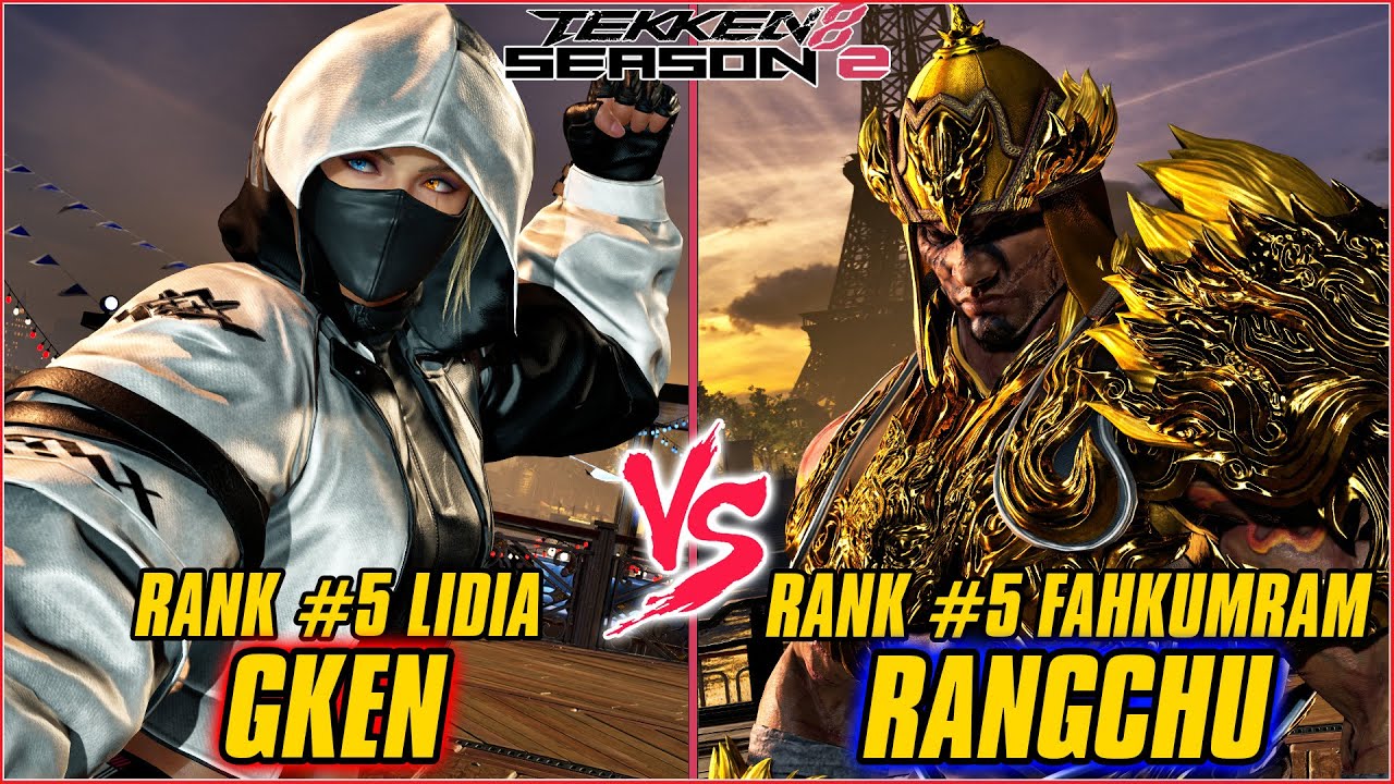 TEKKEN 8 | GKEN (RANK #5 LIDIA) vs RANGCHU (RANK #5 FAHKUMRAM) | TEKKEN 8 RANKED MATCH