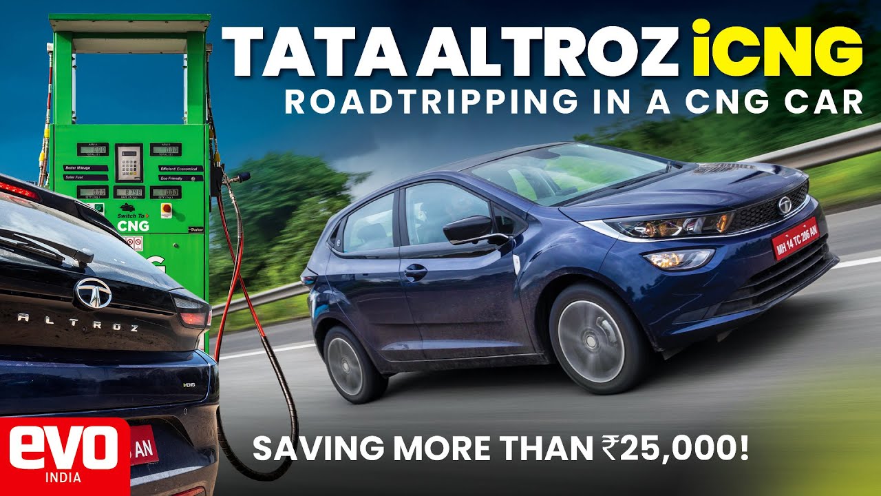 Tata Altroz iCNG | Driving Through the Golden Quadrilateral | evo India