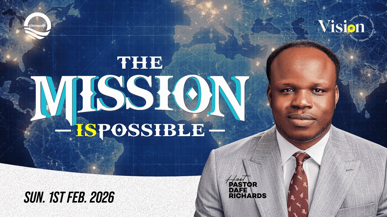SUNDAY SERVICE WITH PST. DAFE RICHARDS || THE MISSION IS POSSIBLE || 01/02/2026