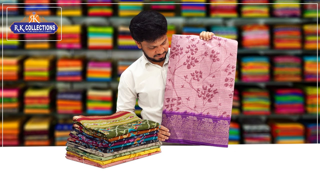 Daily Wear Semi Tussur & Soft Maheshwari Silk Saree I Wholesale Shop I @Rkcollectionssarees