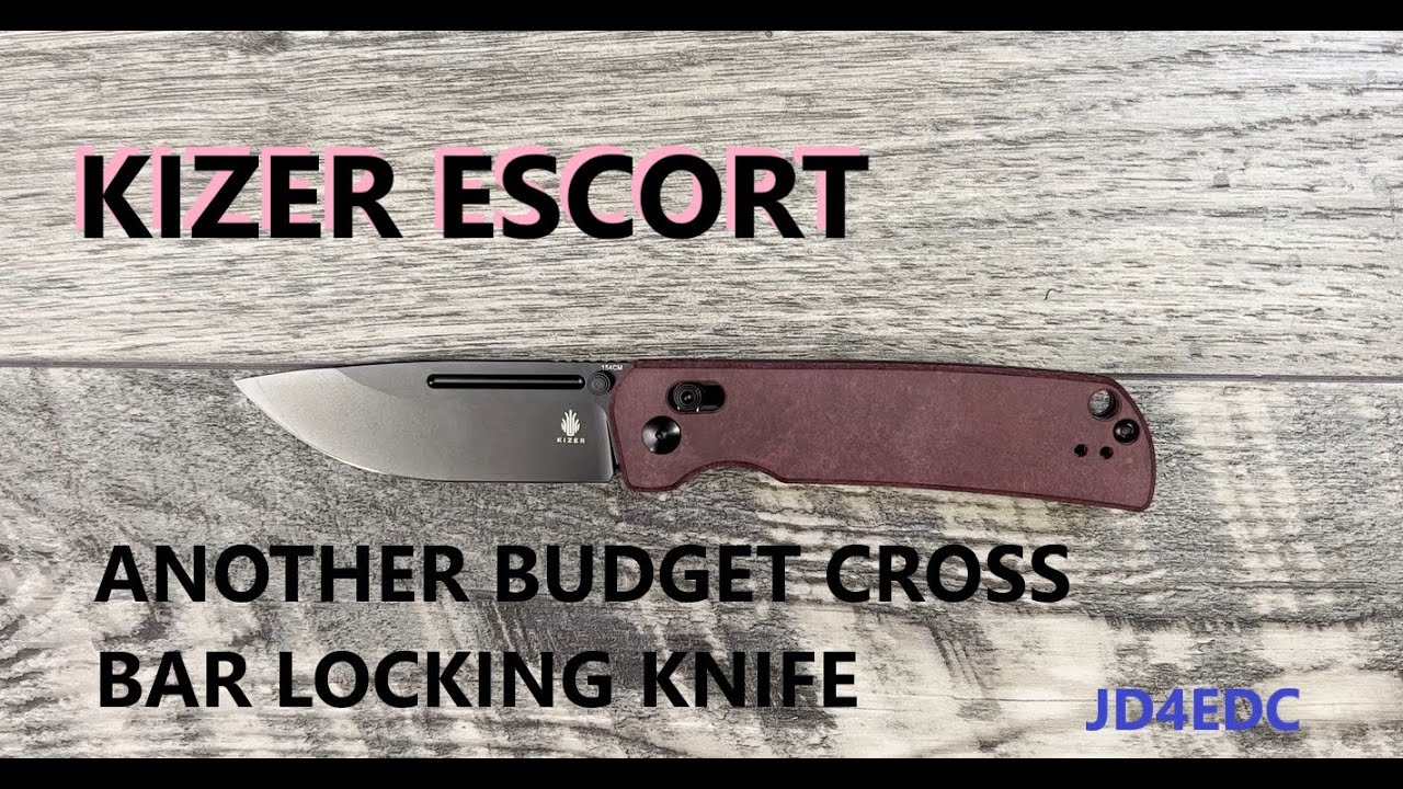 KIZER ESCORT, another impressive crossbar lock knife!