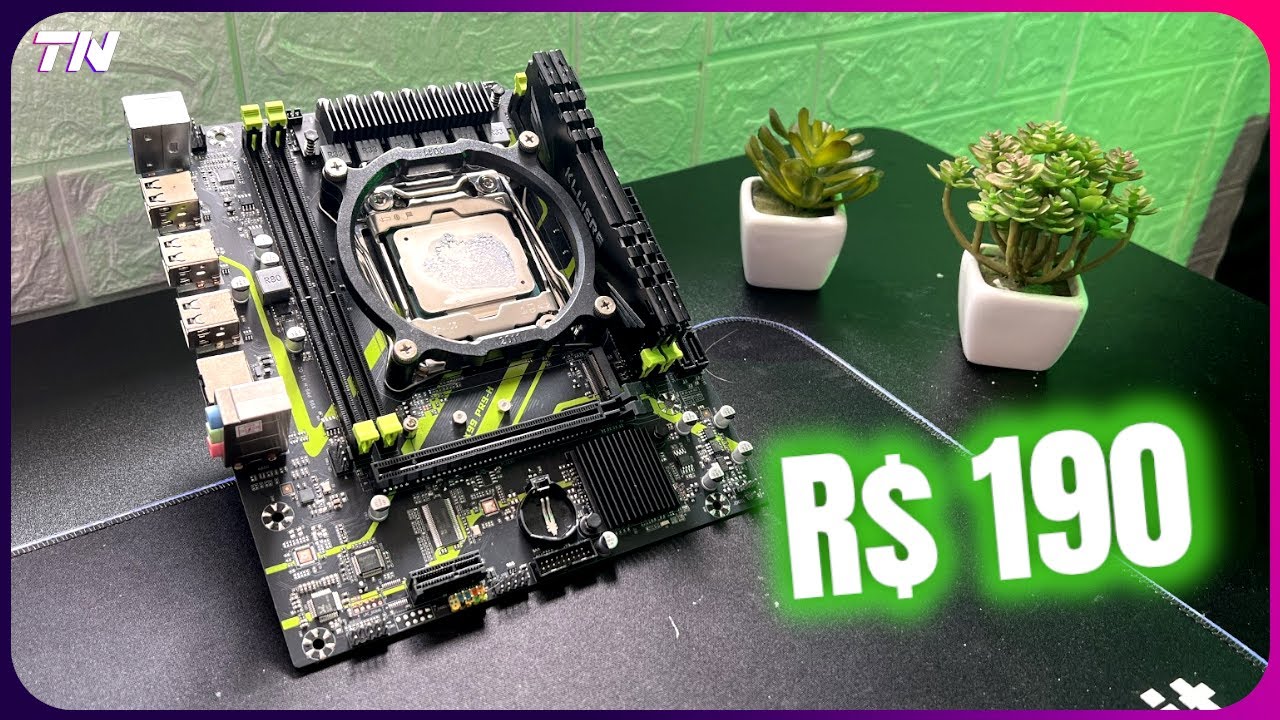 PLACA-MÃE com Melhor CUSTO BENEFICIO para XEON x99 em 2025! Machinist PR9 Vale a pena?
