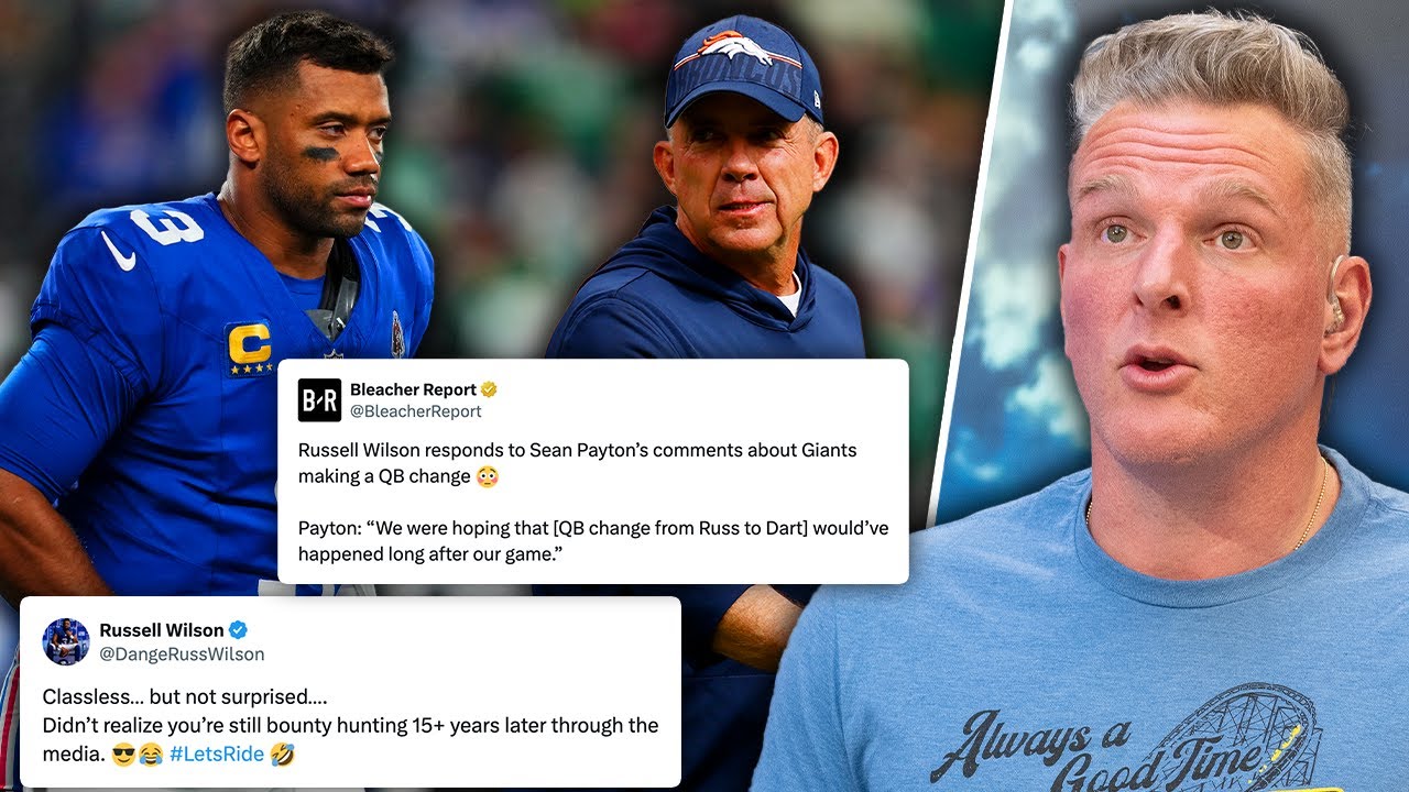 Russell Wilson Takes Shot At Sean Payton After Condescending Comments | Pat McAfee Show