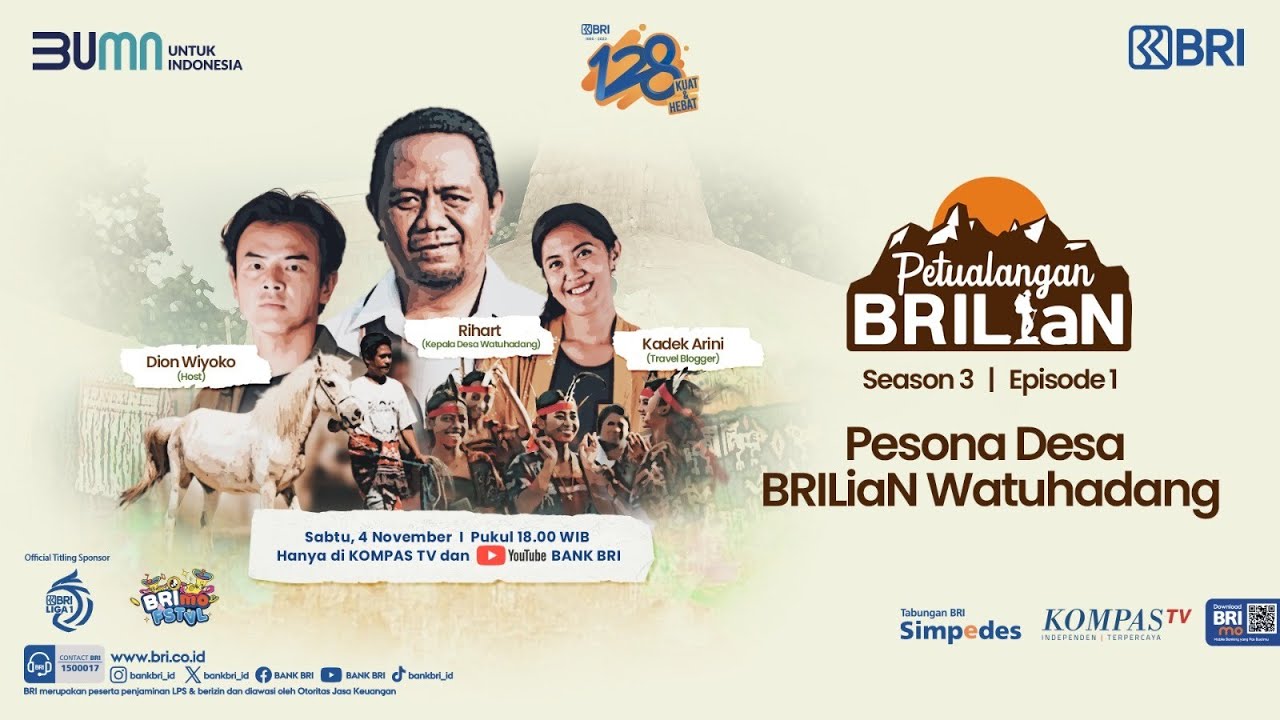 Petualangan BRIlian Eps 1: Pesona Desa Brilian Watuhadang, Transformasi Tanpa Meninggalkan Tradisi