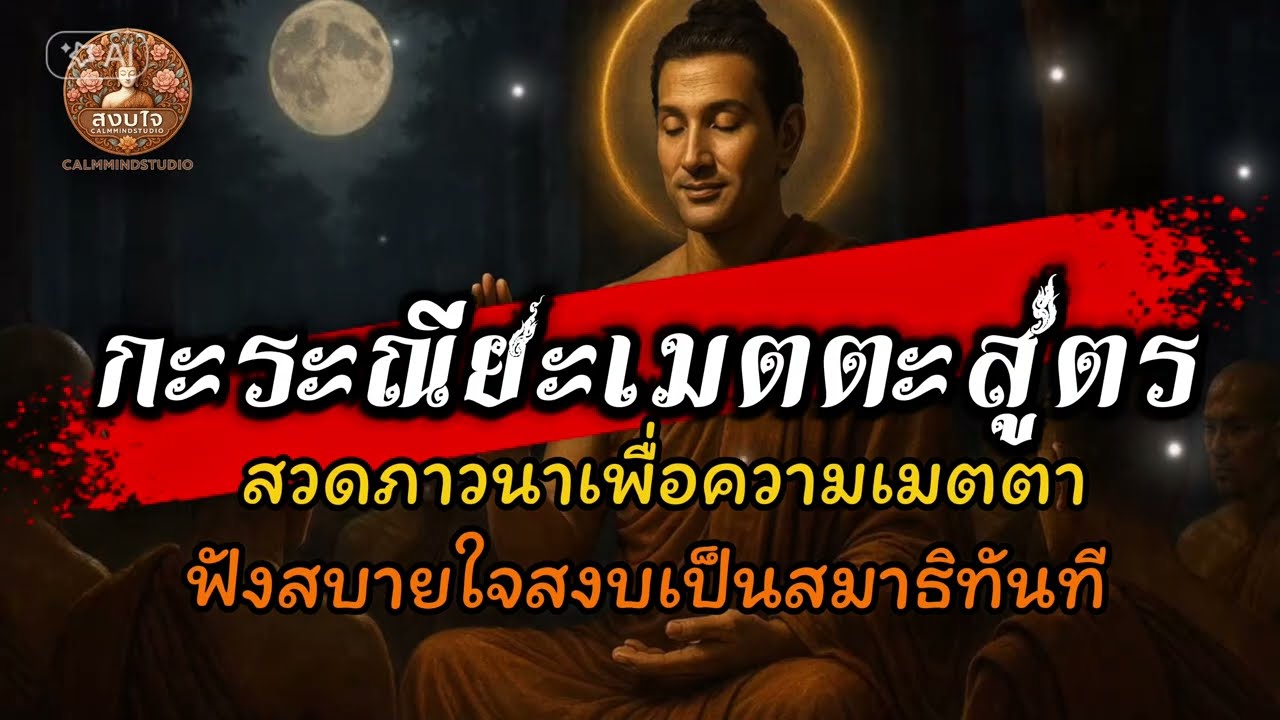 กะระณียะเมตตสูตร| เมตตาปริตรแห่งพระพุทธองค์|บทสวดแห่งความเมตตา ปัดเป่าสิ่งไม่ดี เกื้อกูลใจให้สงบ