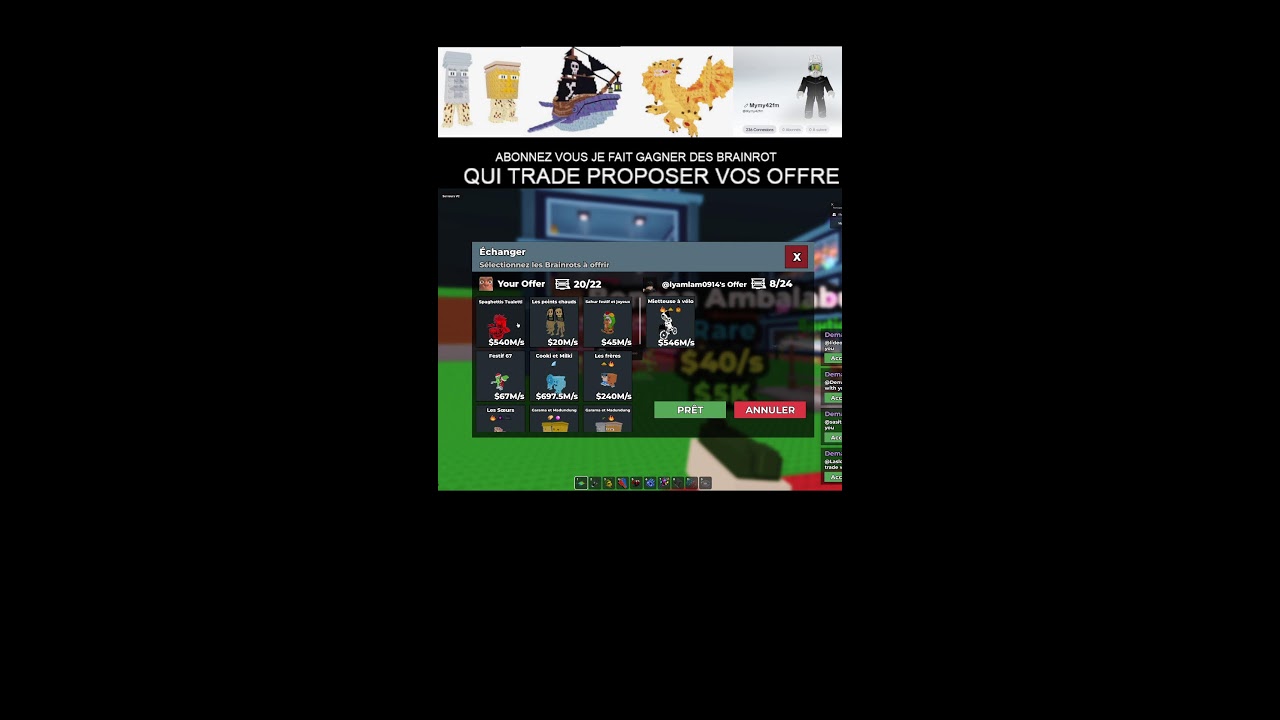 Les gars live chill venez trade avec la machine ou sans aussi pvp mais pas duel
