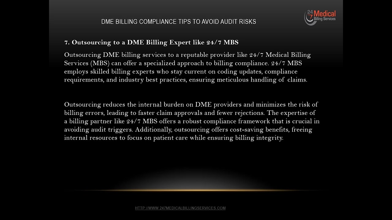 DME Billing Compliance Tips to Avoid Audit Risks