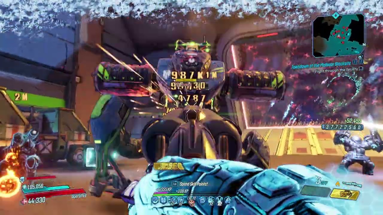 Boderlands 3 God Mode Maliwan Take Down Gameplay Just to show what it is like