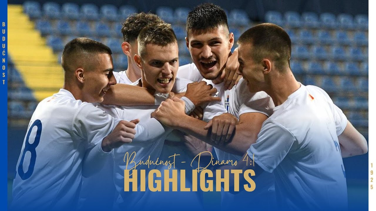 HIGHLIGHTS | Budućnost - Dinamo Tbilisi 4:1 | 1. kolo kvalifikacija za LŠ | OMLADINCI I 2024/25.