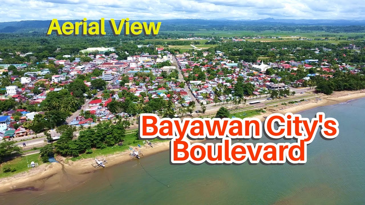 Aerial Views of Bayawan City Boulevard, Negros Oriental | Negros Destinations