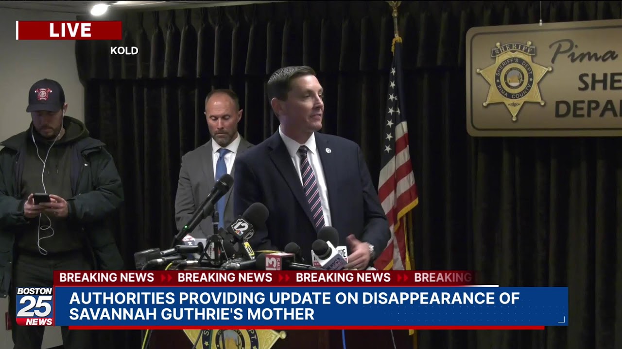 WATCH LIVE: Authorities providing update on disappearance of Savannah Guthrie's mother.