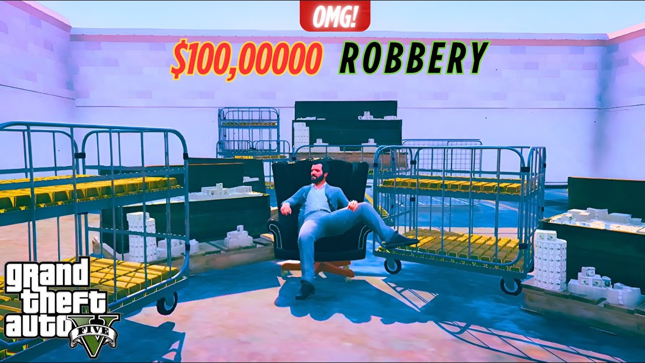 💰 THE MOST EXPENSIVE ROBBERY IN GTA 5 HISTORY | GTAV #8 💰