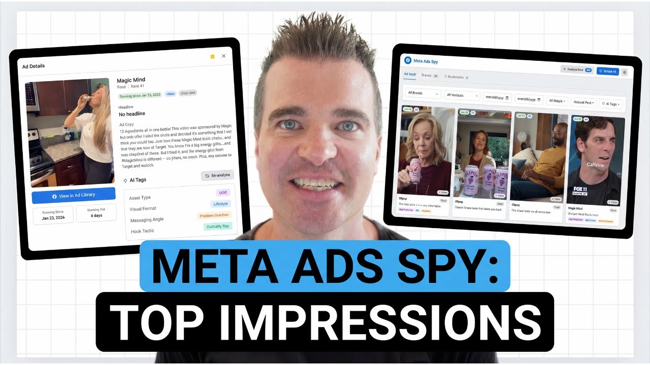 Meta Revealed Which Ads Get the Most Views (I Built a Spy Tool in Claude Code)