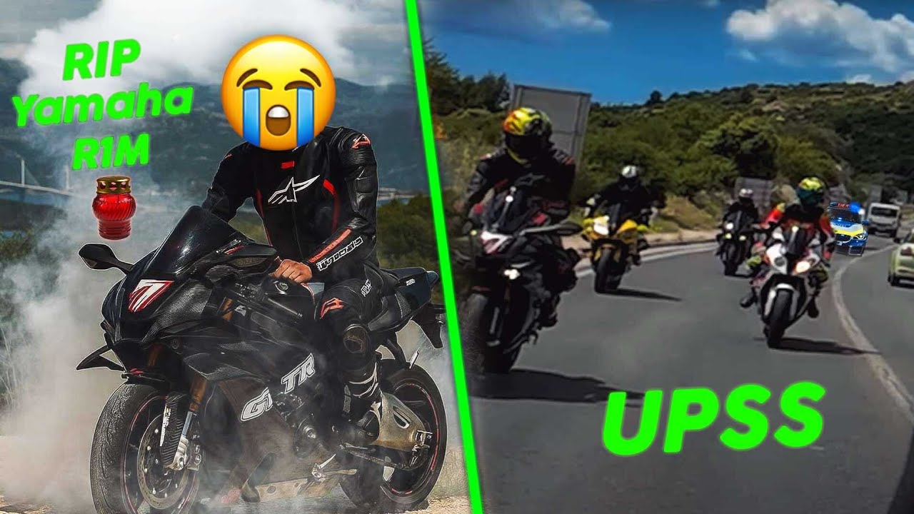 nowa Yamaha R1M się zepsuła w chorwacji 😭 Piękne widoki🏞️, luźna 👮 i lekko nerwowa atmosfera😬...