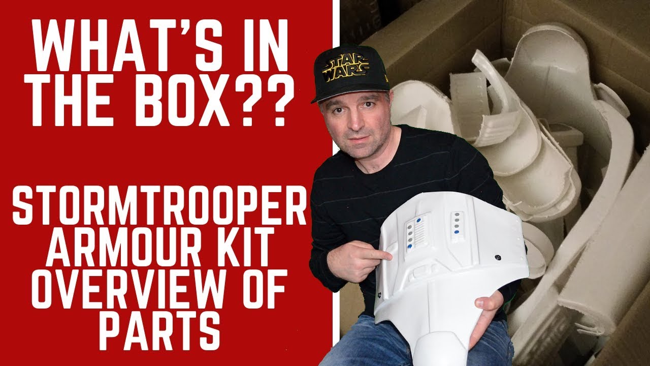 STORMTROOPER ARMOUR KIT: Unboxing and parts overview